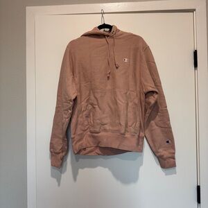 Champion Pink Beige Reverse Weave Hoodie
